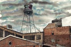 Water tower in williamsburg
