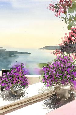 Vue sur la mer méditerranée
