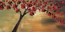Red flowers tree