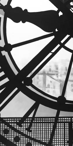 Clock at the orsay museum