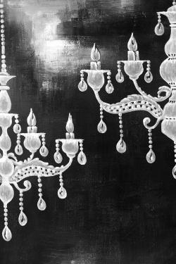 White chandeliers