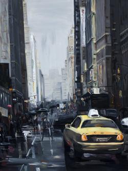 New york in the dark