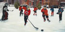 Jeunes joueurs de hockey