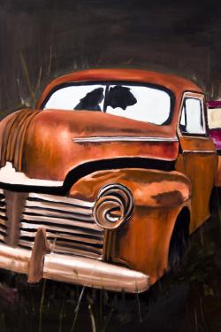 Old car crash