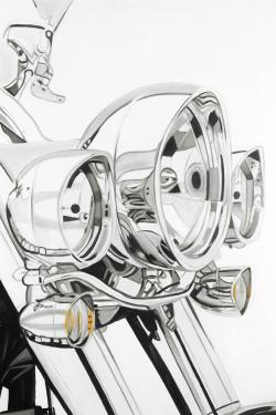 Lumière d'une moto