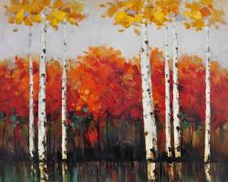 Bouleaux en automne