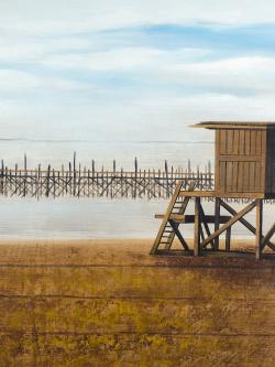 Lifeguard tower at the beach