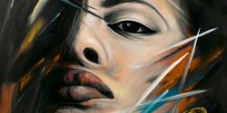 Abstract woman portrait