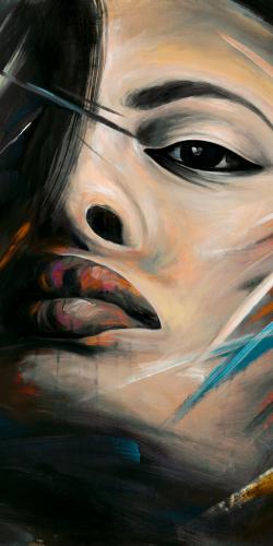 Abstract woman portrait
