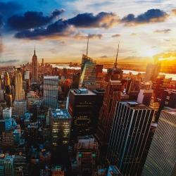 City of new york by dawn