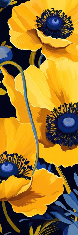 Jaune et bleu