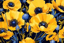Jaune et bleu