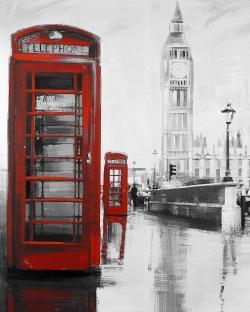 Red phonebooth with the big ben