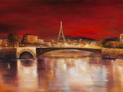 Paris by red dawn