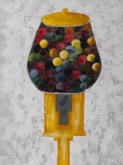 Yellow gum dispenser