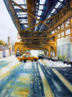 Voitures sous le pont