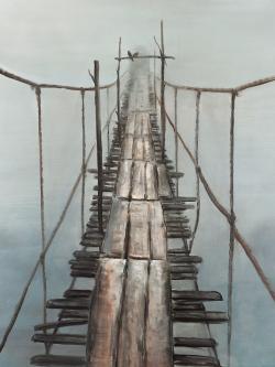 Vieux pont abandonné