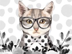 Geek cat