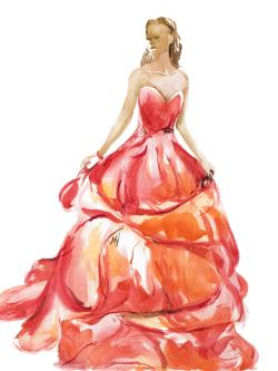 Beautiful red prom dress
