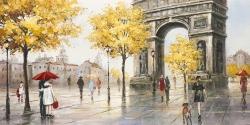 Arc de triomphe to paris