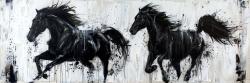 At a gallop