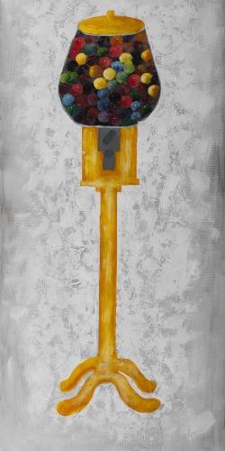 Yellow gum dispenser