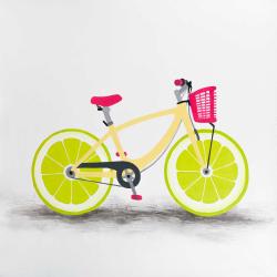 Bicyclette avec roues de lime