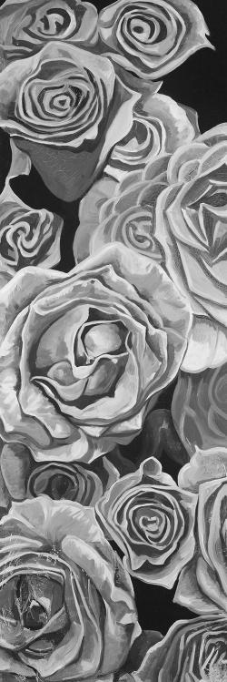 Grayscale roses