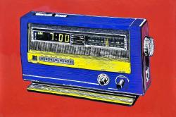 Retro radio alarm