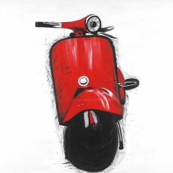 Scooter italien rouge