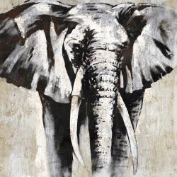 éléphant en beige