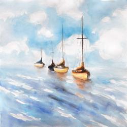 Sailboats in the sea