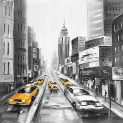 Taxis jaunes à new-york