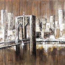 Aged finish brooklyn bridge
