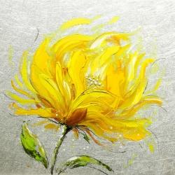 Yellow fluffy flower