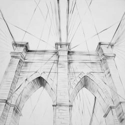Brooklyn bridge sketch