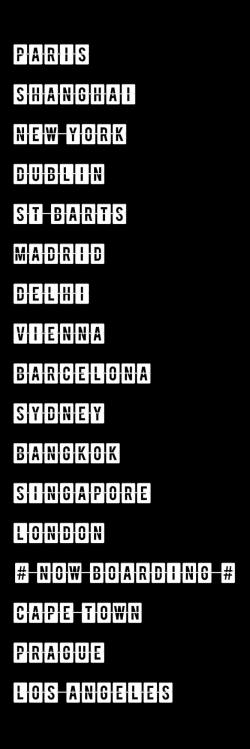 Table of big cities