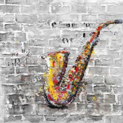 Graffiti d'un saxophone