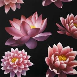 Motif de fleur de lotus