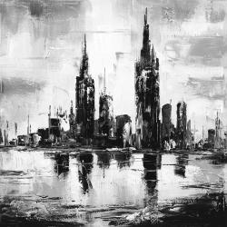 Mono urban cityscape