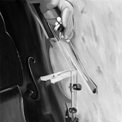 Musicien avec un violoncelle