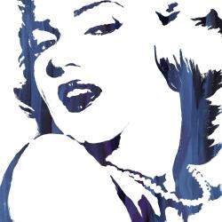 Marilyn monroe en bleu