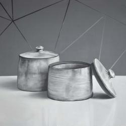 Old pot with lid