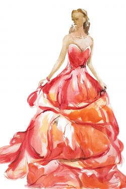 Beautiful red prom dress