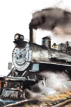 Train vapeur vintage