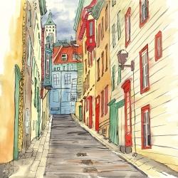 Ruelle dans le petit champlain quebec