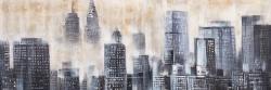 Buildings through the clouds 