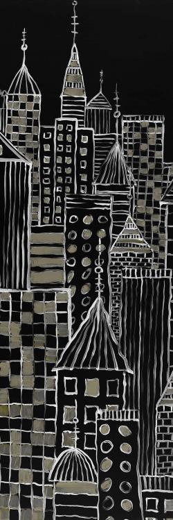 Illustrative city towers
