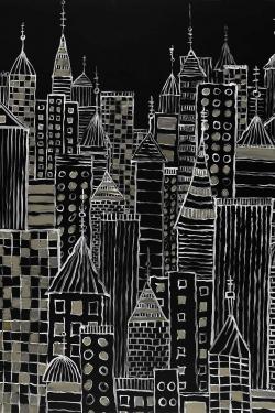 Illustrative city towers