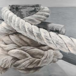 Twisted boat rope
